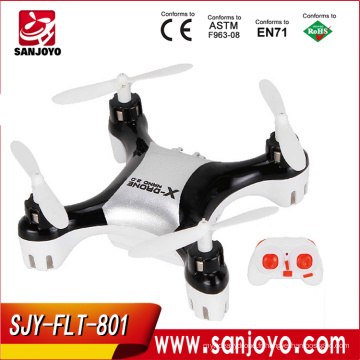 MINI Auto trim fonction 4 Canaux 6-gyro rc quadcopter avion 2.4G rc modèle UFO 3D rouleau drone à vendre FLT-801